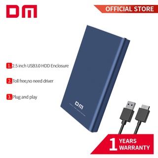 Dm เคสฮาร์ดไดรฟ์ภายนอก SATA เป็น USB 3.0 Micro B 2.5 นิ้ว HD003 สําหรับ Macbook