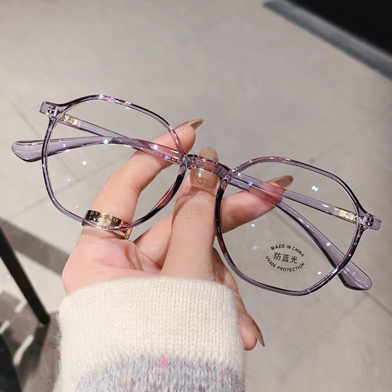004-แว่นทรงเกาหลี-แว่นกรองแสงสีฟ้า-แว่นสายตายาว-ค่าสายตา-100-400-แว่นอ่านหนังสือ-แว่นตาแฟชั่น