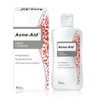💕✨ถูกที่สุด💕✨Acne Aid Liquid Cleanser 100 ml.ผลิตภัณฑ์ทำความสะอาดผิวหน้าสำหรับผิวมัน ( Acne-Aid สีแดง)💕✨