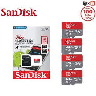 READY STOCK SD  32GB/64GB/128GB 100MB/S ULTRA A1 Class 10 Micro SD
