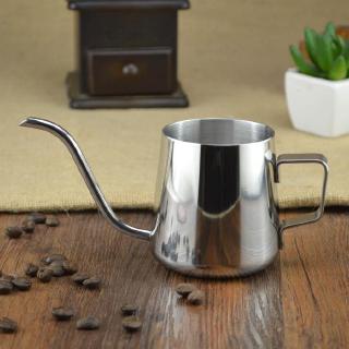 พร้อมส่ง☕กาดริปกาแฟ สีเงิน 250ml/350ml กาดริป สแตนเลส Stainless Pour-over Coffee Drip Pot