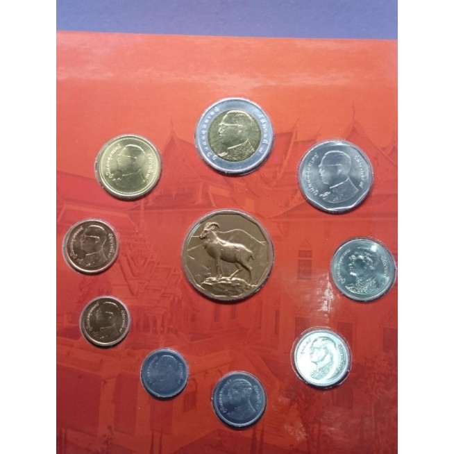 แผงเหรียญกษาปณ์หมุนเวียนครบชุดปี-2558