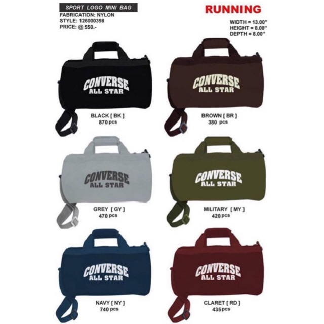 Converse sport logo mini bag 559 Shopee Thailand