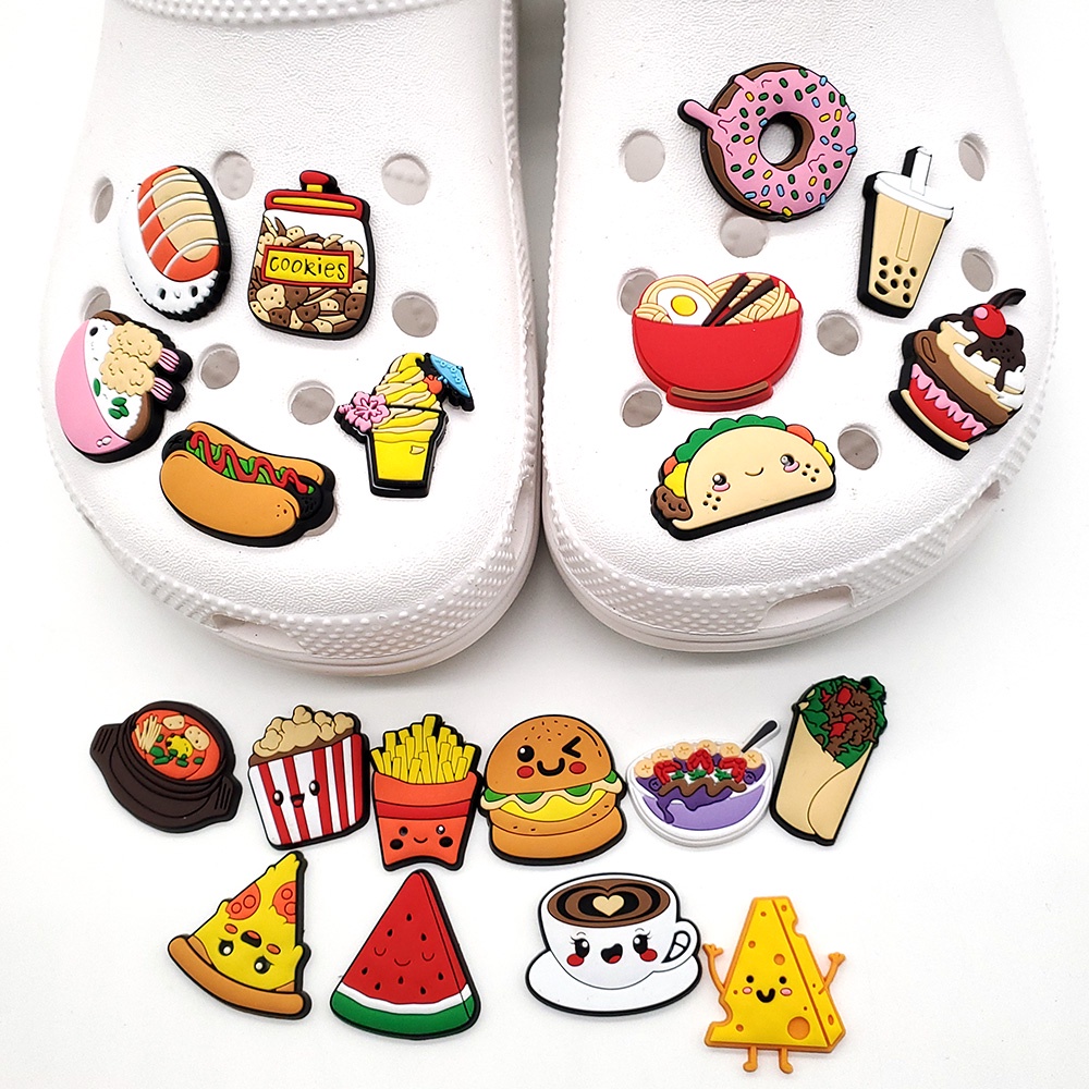 crocs-jibbitz-อุปกรณ์แต่งรองเท้า-pvc-diy-shoe-charms-ลายอาหารน่ารัก-แฮมเบอร์เกอร์-โดนัท-ไอศกรีม-เด็กผู้ชาย-เด็กหญิง-เด็ก-ของขวัญคริสต์มาสสำหรับเด็ก-1000-รุ่น