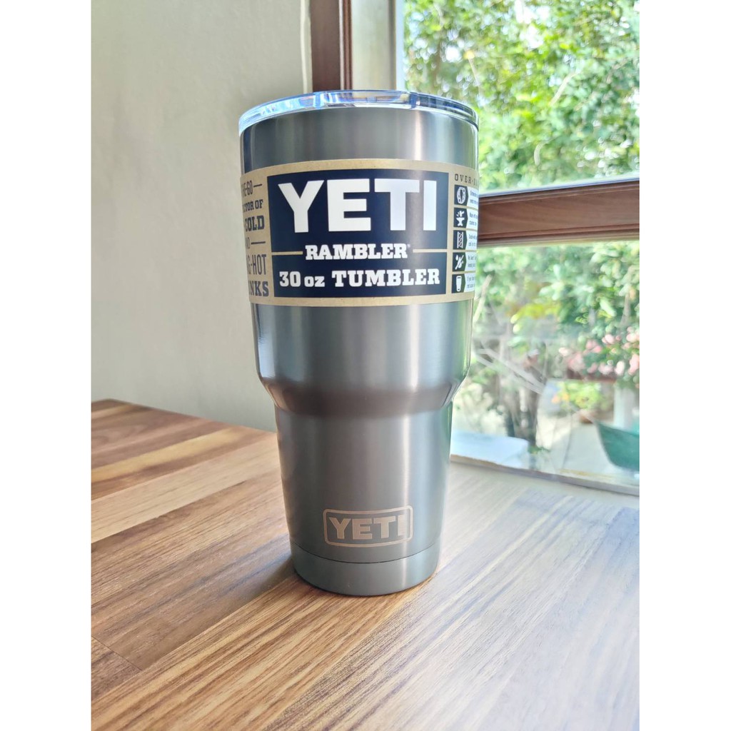 แก้ว YETI แท้ รุ่น RAMBLER 30oz สีใหม่ สี Graphite (พร้อมส่ง) | Shopee ...