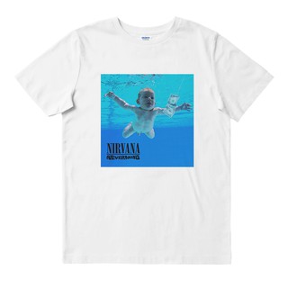 เสื้อยืดโอเวอร์ไซส์Nirvana - สีขาว | เสื้อยืด พิมพ์ลายวงดนตรี | เพลงเมอร์ช | Unisex | เสื้อยืด พิมพ์ลายดนตรี | หินกรันจ์