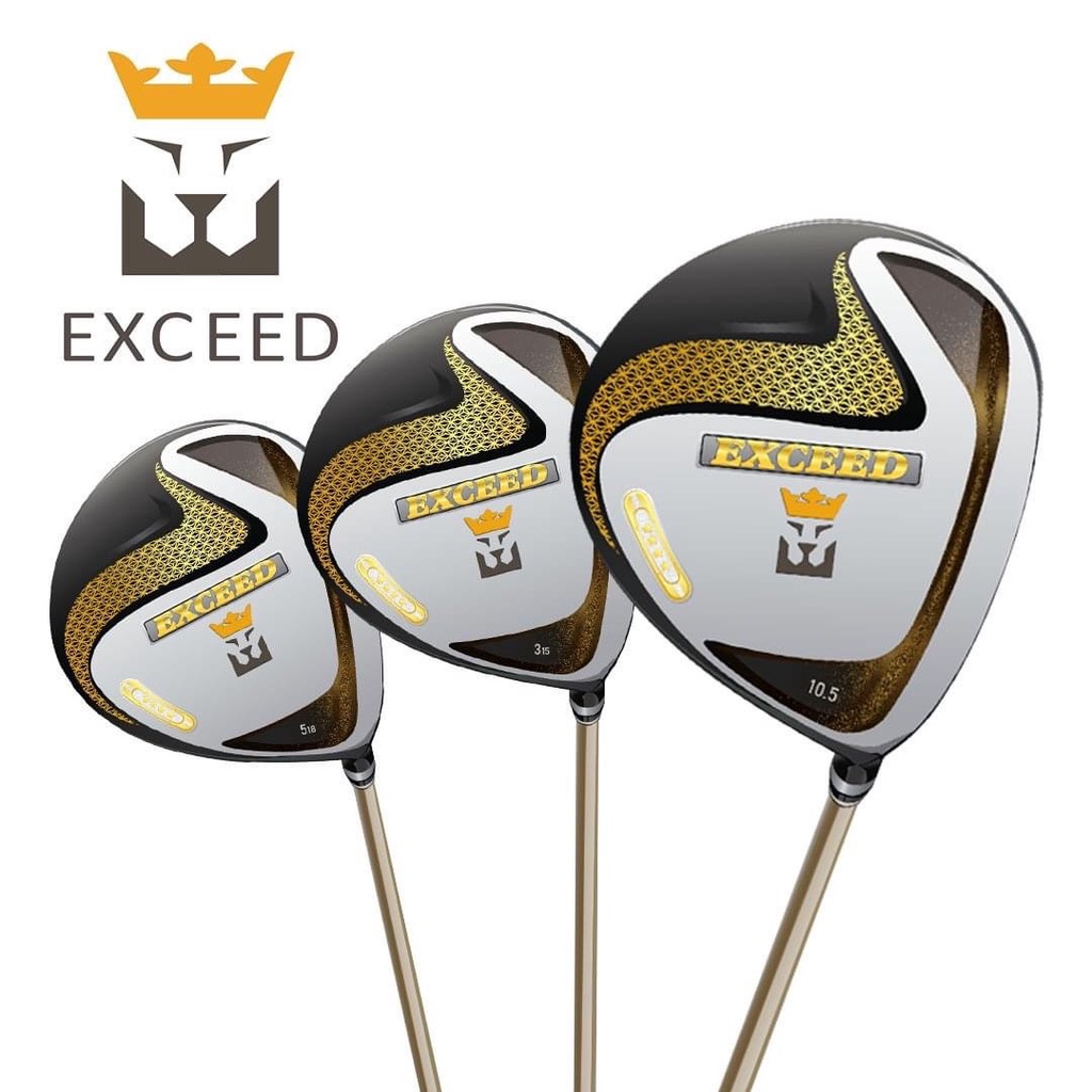 ไม้กอล์ฟ-driver-fairway-exceed-dec004-fwe002-สีดำขาว-ทอง-flex-r-sr-สินค้าใหม่ล่าสุด-2022