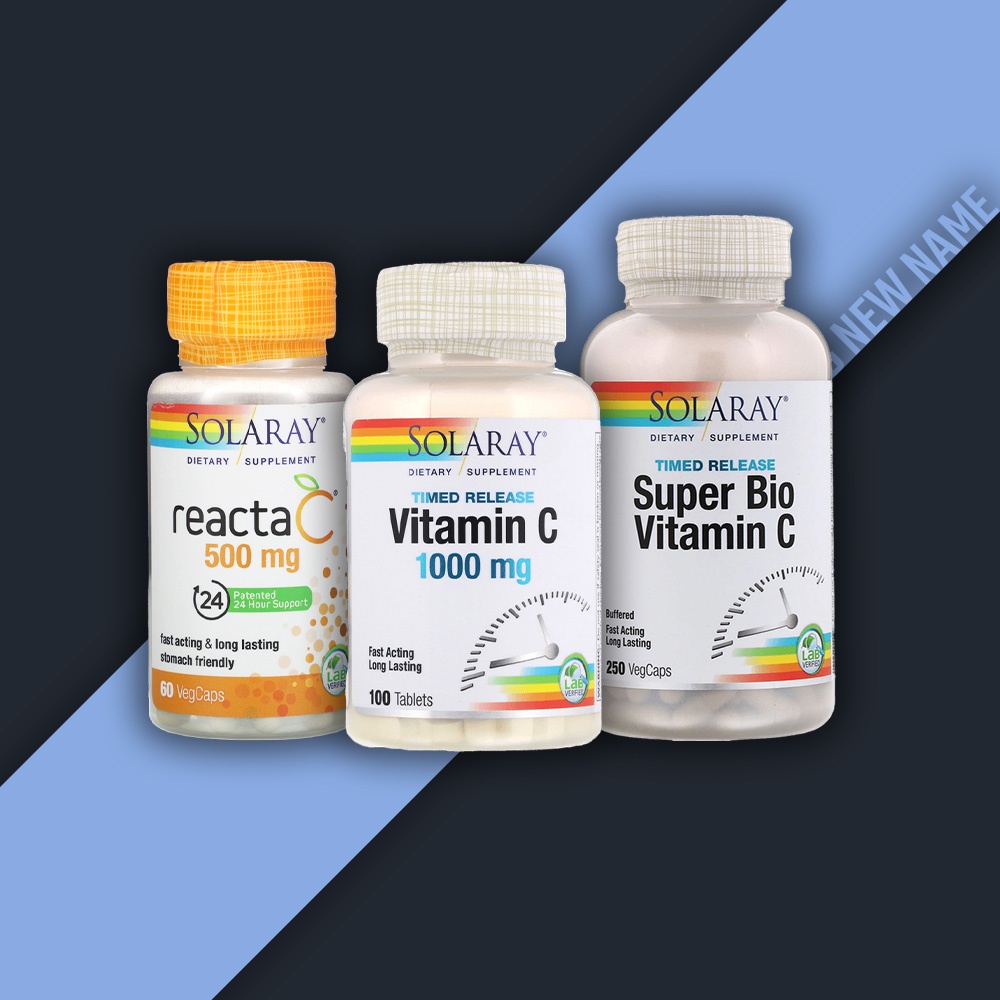 ภาพหน้าปกสินค้าVitamin C ( วิตามินซี 500 1000 ) ชนิดเม็ด Solaray จากร้าน nuengnewname บน Shopee