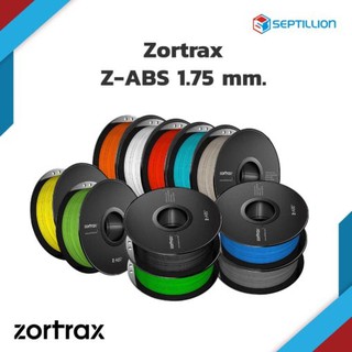 ภาพหน้าปกสินค้าSeptillion เส้นพลาสติก Zortrax Z-ABS Filament for 3D Printer 1.75 mm. 800 กรัม เครื่องปริ้น3มิติ ที่เกี่ยวข้อง