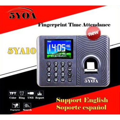 เครื่องสแกนลายนิ้วมือ-tft-2-4inch-biometric-fingerprint-time-attendance-clock-recorder-employee