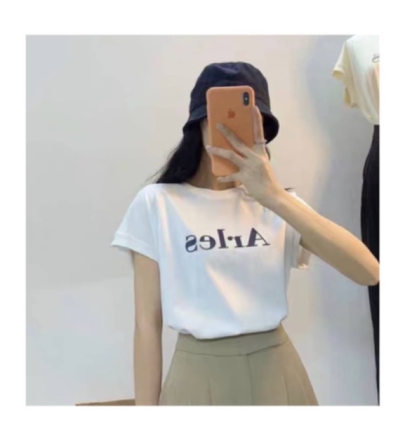 เสื้อยืดคอกลม-แขนล้ำ-สกรีน-arles-ผ้า-cotton