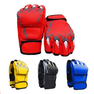 ภาพหน้าปกสินค้านวมชกมวย นวม MMA นวมต่อยมวย นวมซ้อมมวย นวมออกกำลังกาย MMA Boxing Glove Punching gloves นวมกระสอบทราย ที่เกี่ยวข้อง