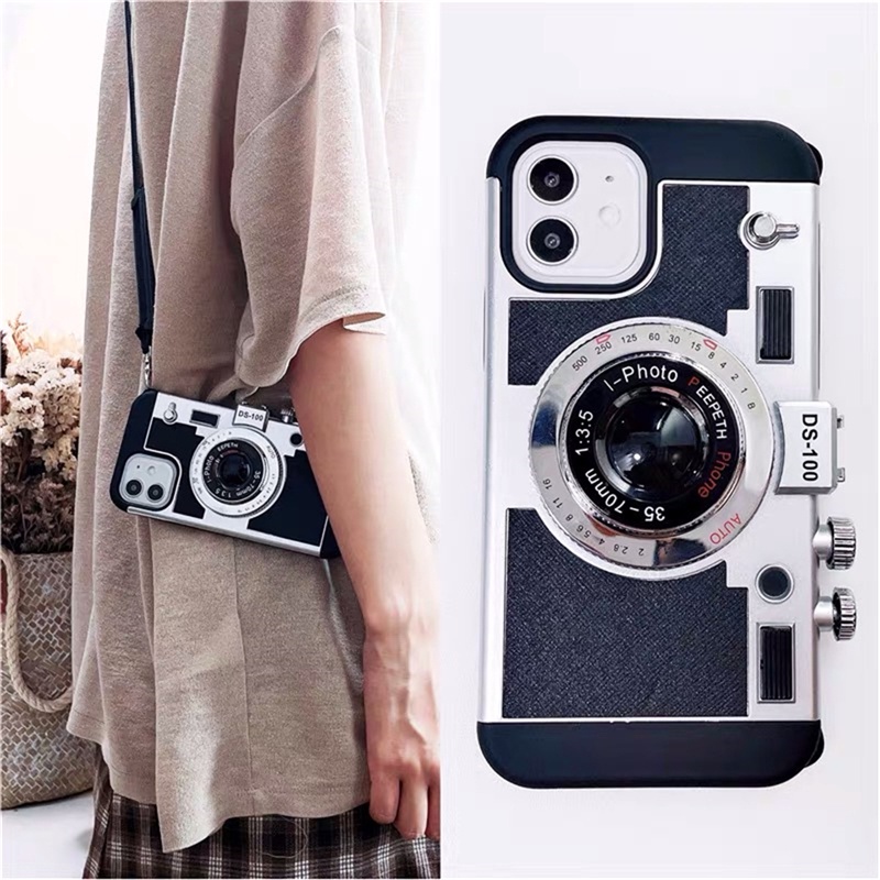 เคสโทรศัพท์มือถือ-กันกระแทก-ลายกล้องถ่ายรูป-3d-พร้อมสายคล้อง-สําหรับ-samsung-s22-ultra-plus-s21-galaxy-samsung-note-20-ultra-s22-plus