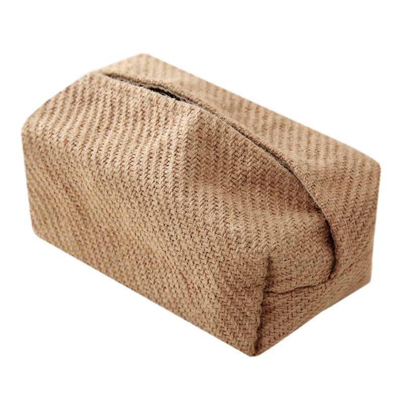 jute-tissue-box-กล่องใส่ทิชชู่-ที่ใส่ทิชชู่