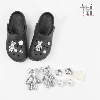 Crocs Jibbitz ชุดลูกโป่ง รูปสุนัข DIY สําหรับตกแต่งรองเท้า