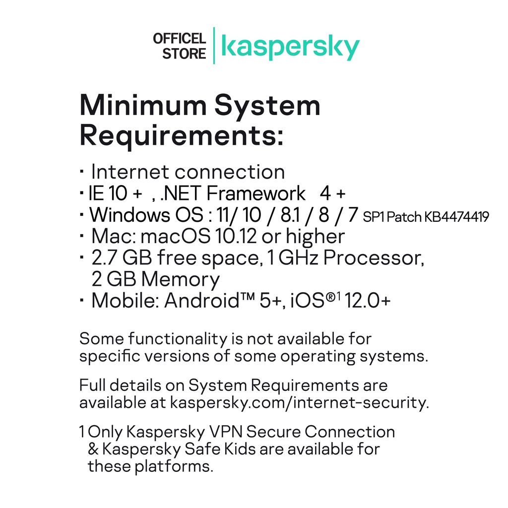 ภาพสินค้าKaspersky Internet Security Renewal 1 Year 1,3 Device โปรแกรมป้องกันไวรัส 100% จากร้าน icomplus บน Shopee ภาพที่ 3