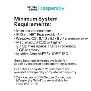ภาพขนาดย่อของภาพหน้าปกสินค้าKaspersky Internet Security Renewal 1 Year 1,3 Device โปรแกรมป้องกันไวรัส 100% จากร้าน icomplus บน Shopee ภาพที่ 3