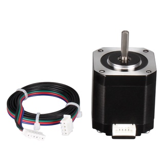 RAMPS 1PCS Nema 17 Stepper Motor HD6412-06 42 Stepper Motor Black With Motor Cable 800mm XH2.52 Motor Line For 3D Printe