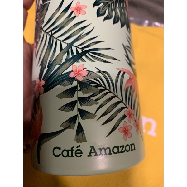 cafe-amazon-stainless-พร้อมกระเป๋าสีเหลือง-cafe-amazon