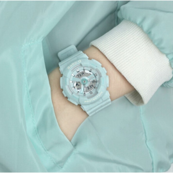 casio-baby-g-นาฬิกาข้อมือผู้หญิง-สายเรซิ่น-ba-110pi-2a-ของแท้100-พร้อมส่ง-ประกัน1ปี