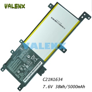 NEW laptop battery for Asus C21N1634 C21PQCH 7.6V 5000mAh replacement batteries