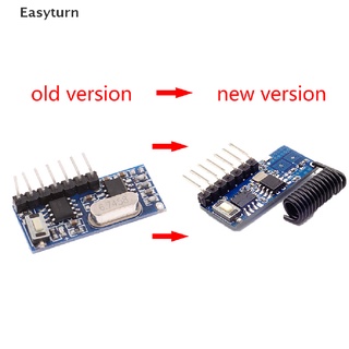 Easyturn 1Pc 433mhz rf receiver learning code decoder module 4 channel for 1527 encoding TH