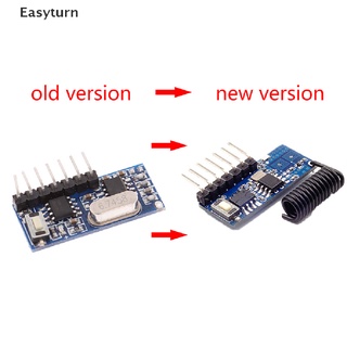 Easyturn 1Pc 433mhz rf receiver learning code decoder module 4 channel for 1527 encoding TH