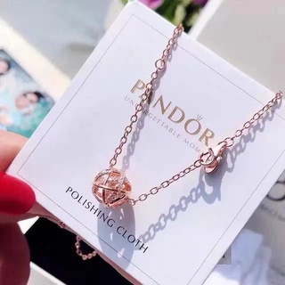 ภาพขนาดย่อของสินค้าของใหม่แท้พร้อมส่ง pandora necklace สร้อยคอกาแล็กซี่ Openwork ของแพนดอร่าแพนดอร่า