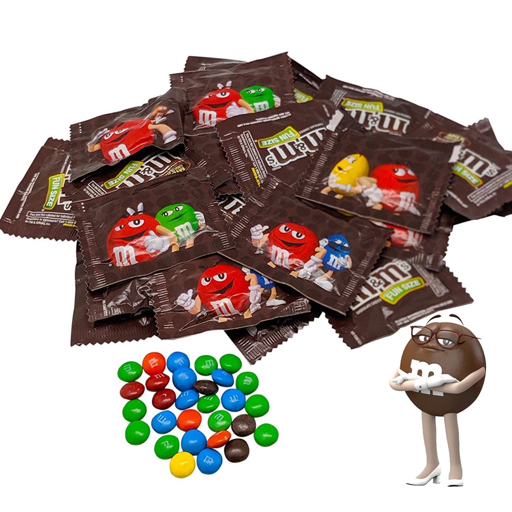 m-amp-ms-chocolate-funsize-เอ็มแอนด์เอ็ม-ฟันไซส์-ช็อกโกแลตในรูปแบบเม็ด-175-5-กรัม-x13ถุง