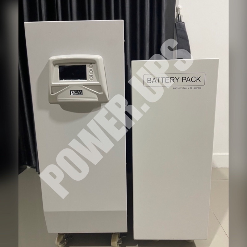 UPS (เครื่องสำรองไฟมือสอง) PCM รุ่น ONL-6250 LCD 6250VA/5000W สภาพ ...