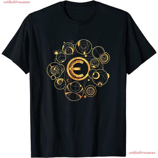 เสื้อยืดแฟชั่นที่กำหนดเอง ฮีโร่พลังเทพเจ้า มาร์เวลคอมิกส์ Marvel Eternals Geometric Golden Spheres T-Shirt เสื้อยืดพิมพ์