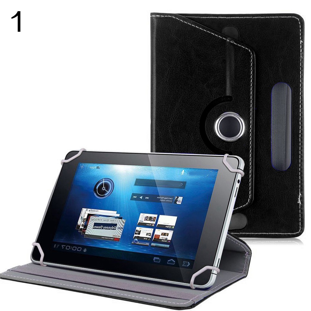 p40-faux-leather-tablet-pc-cover-360-degree-rotating-stand-universal-holder