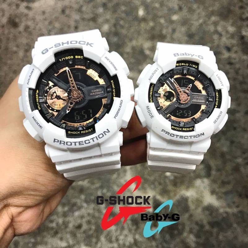 g-shock-คู่ขาว