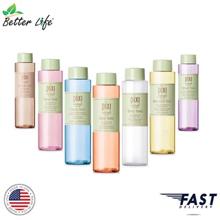 [พร้อมส่ง] มี 7แบบ Pixi Glow Tonic Rose Tonic Retinol Tonic Vit-c Tonic Exfoliating Toner 250ml milky Clarity Collagen