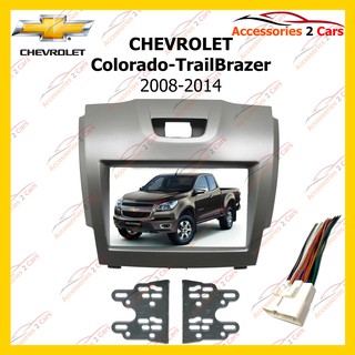 กรอบหน้าวิทยุCHEVROLET COROLADO ปี2008  สำหรับ 7นิ้ว รหัสNV-CH-008