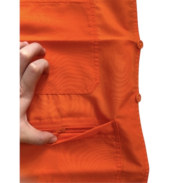 ภาพสินค้าอังสะพระ ผ้ามัสลิน(สีส้มเข้ม/สีอ่อน)3กระเป๋าใหญ่ตัดเย้บอย่างดีผ้าใหม่ จากร้าน surmsup บน Shopee ภาพที่ 2