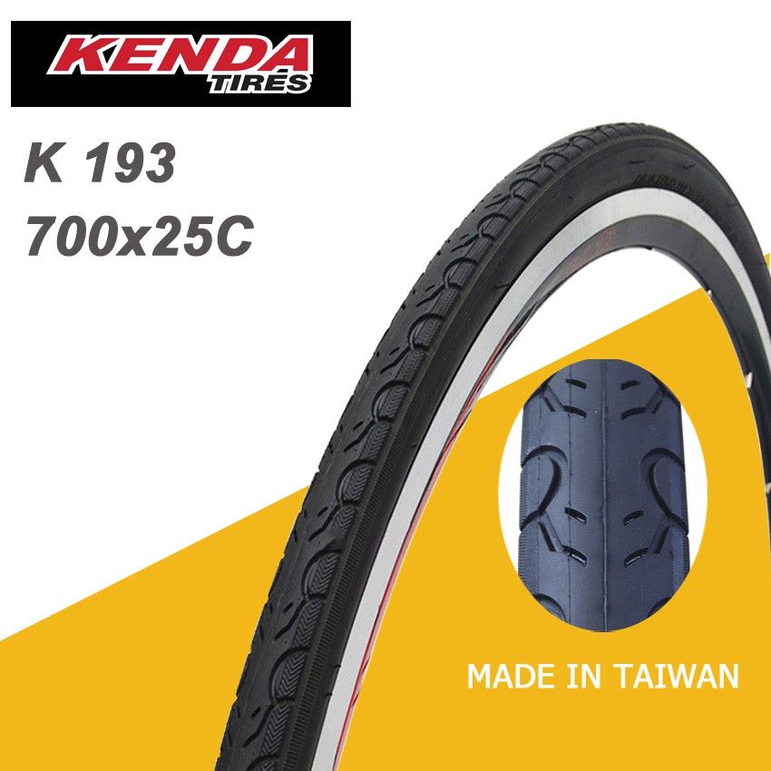 ยางนอกจักรยานขอบลวด-kenda-k193-700x25c-road-bike-bicycle