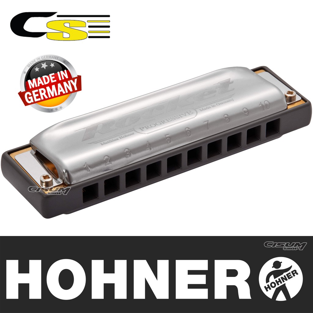 hohner-ฮาร์โมนิก้า-รุ่น-rocket-10-ช่อง-แถมฟรีเคส-amp-คอร์สเรียนออนไลน์-made-in-germany