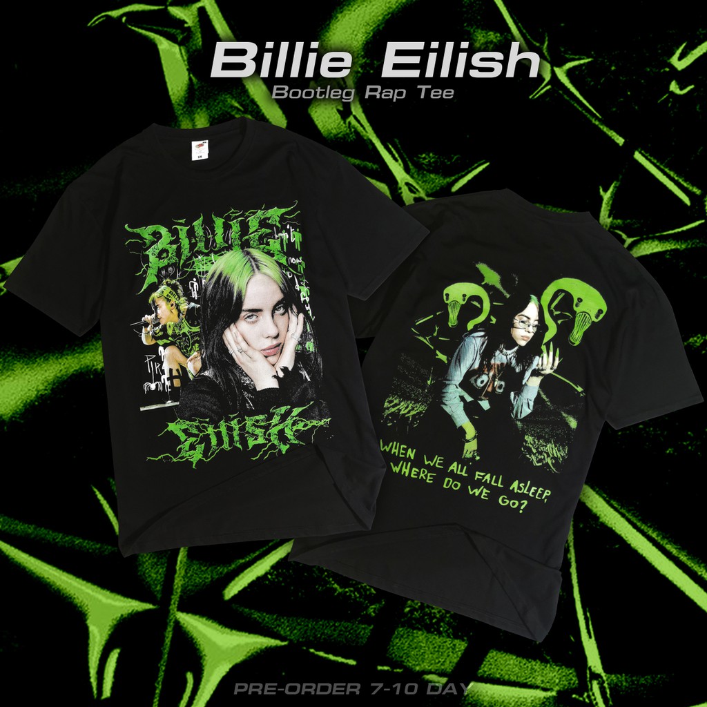 เสื้อยืด-billie-eilish-bootleg-t-shirt-v2-บิลลี่-ไอลิช-บูทเลทs-5xl