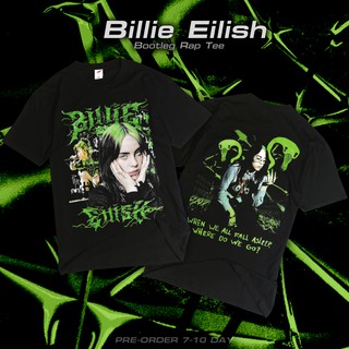 เสื้อยืด Billie Eilish Bootleg​ T-shirt V2 บิลลี่ ไอลิช บูทเลทสามารถปรับแต่งได้