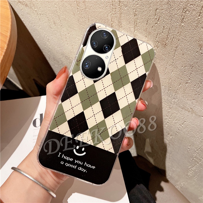 ready-stock-เคส-huawei-p50-pro-nova-9-pro-8i-casing-cute-rhombus-transparent-back-cover-shockproof-housing-phone-cell-case-เคสโทรศัพท์-nova9-9pro-nova8i-cases