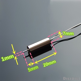 [12] Dc 3.7V 45000RPM ควอดคอปเตอร์วิทยุบังคับโดรนขนาดเล็ก Dc Coreless 2ชิ้น