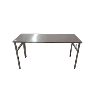 โต๊ะพับอเนกประสงค์สเตนเลส PQS-A003 ขนาด 75x60x150 cm.