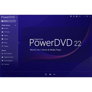 ภาพขนาดย่อของภาพหน้าปกสินค้าCyberLink PowerDVD Ultra 22.0.1614.62 โปรแกรมเล่นแผ่น CD / DVD Blu-ray 4K จากร้าน nantawathem บน Shopee