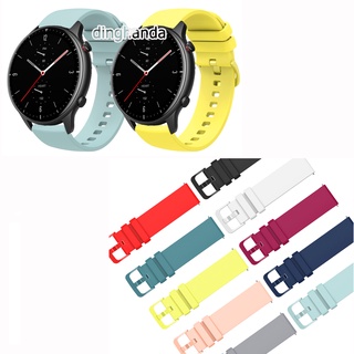 สินค้า สายนาฬิกาข้อมือซิลิโคน แบบเปลี่ยน สําหรับ Huami Amazfit GTR 42 มม. 47 มม. GTR2 GTR 2e GTR 3 Pro