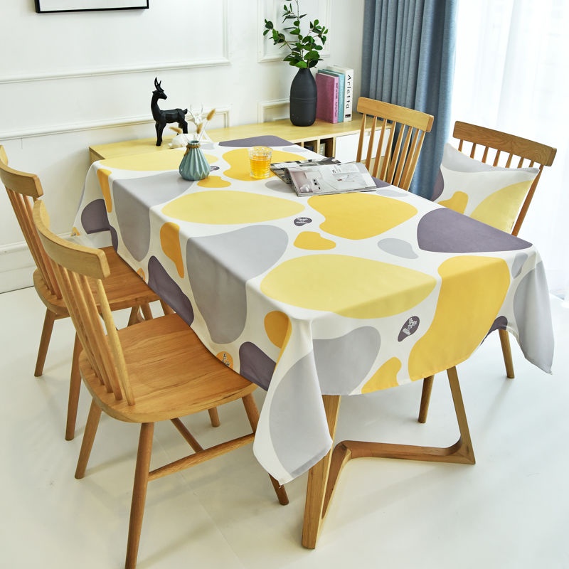 ผ้าปูโต๊ะ-สไตล์เรียบง่ายและทันสมัย-กันน้ำ-กันน้ำมัน-ผ้าปูโต๊ะ-ผ้าตกแต่งบ้าน