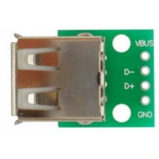 ภาพขนาดย่อของภาพหน้าปกสินค้าA013 USB ตัวเมียพร้อม PCB USB Female Breakout Board Type A 2.54 เหมาะสำหรับงาน Arduino/MUC/Board DIY จากร้าน aomampp2019 บน Shopee ภาพที่ 3