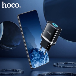 Hoco C12Q 18W อุปกรณ์ชาร์จเร็ว ปลั๊ก EU สําหรับ iPhone 5V3.1A