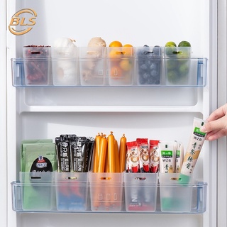 1Pair Simple Transparent Frosted Box/ Splicable Sundries Sorting Case/ Refrigerator Sauce Seasoning Pack Storage Contain