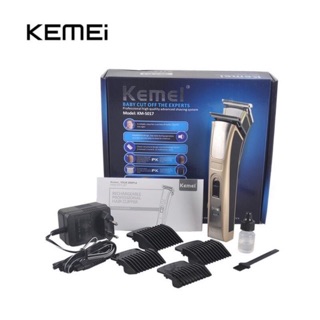 (ลับคมพร้อมใช้งาน)Kemei KM-5017 ของแท้💯% ปัตตาเลี่ยนตัดผมไร้สาย